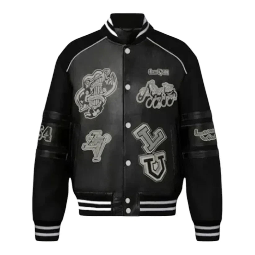 "LV" College Jacke Black